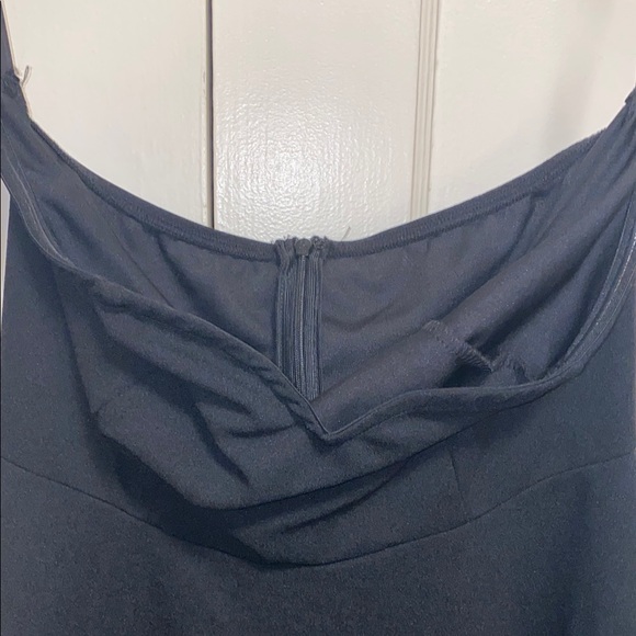 SHEIN Medium Aloruh Women's Summer Elegant Black Jacquard Strapless Dress - Picture 7 of 9